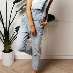 Bohme Distressed Overalls